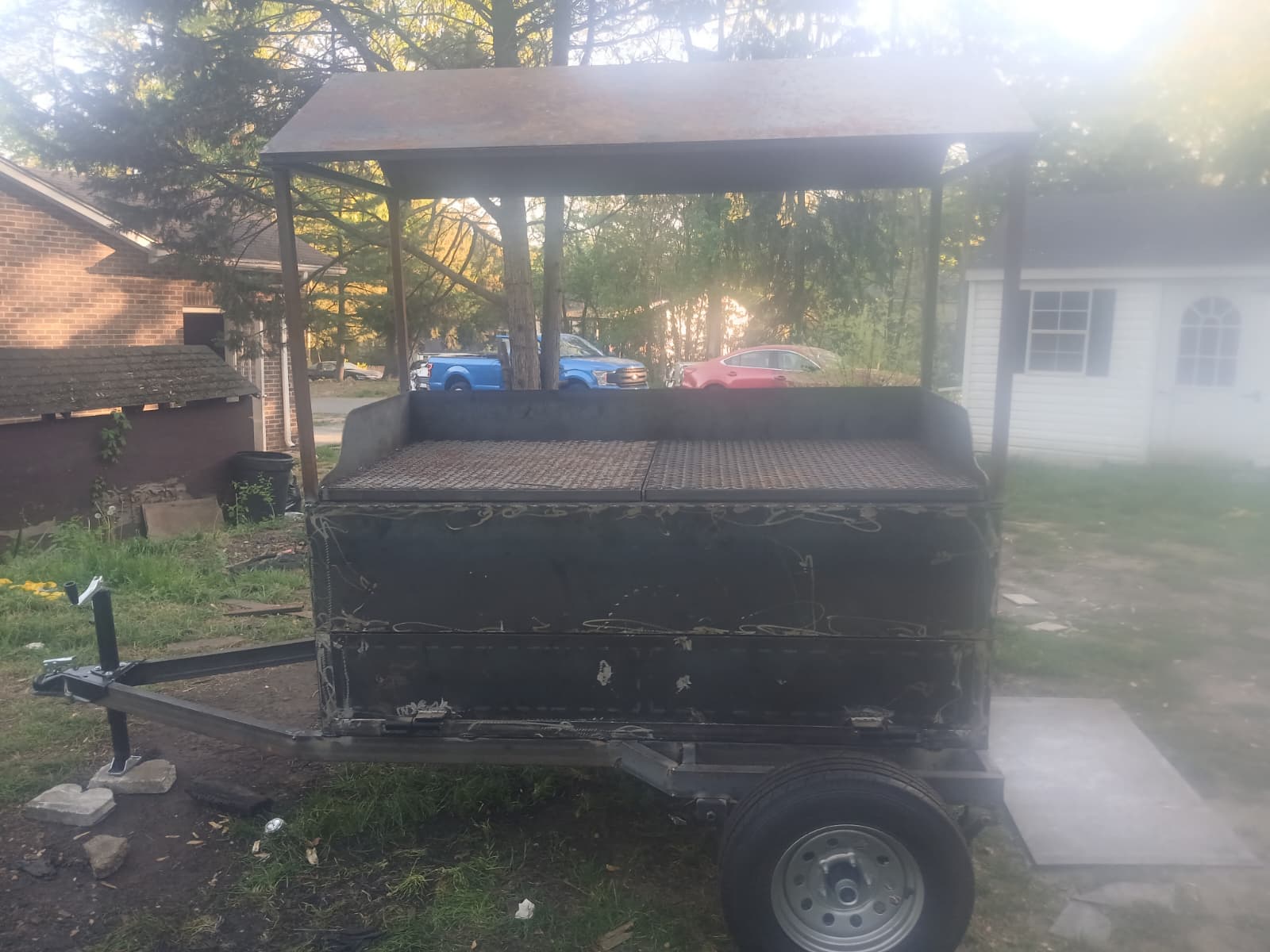 Custom Grill Trailer Metalwork