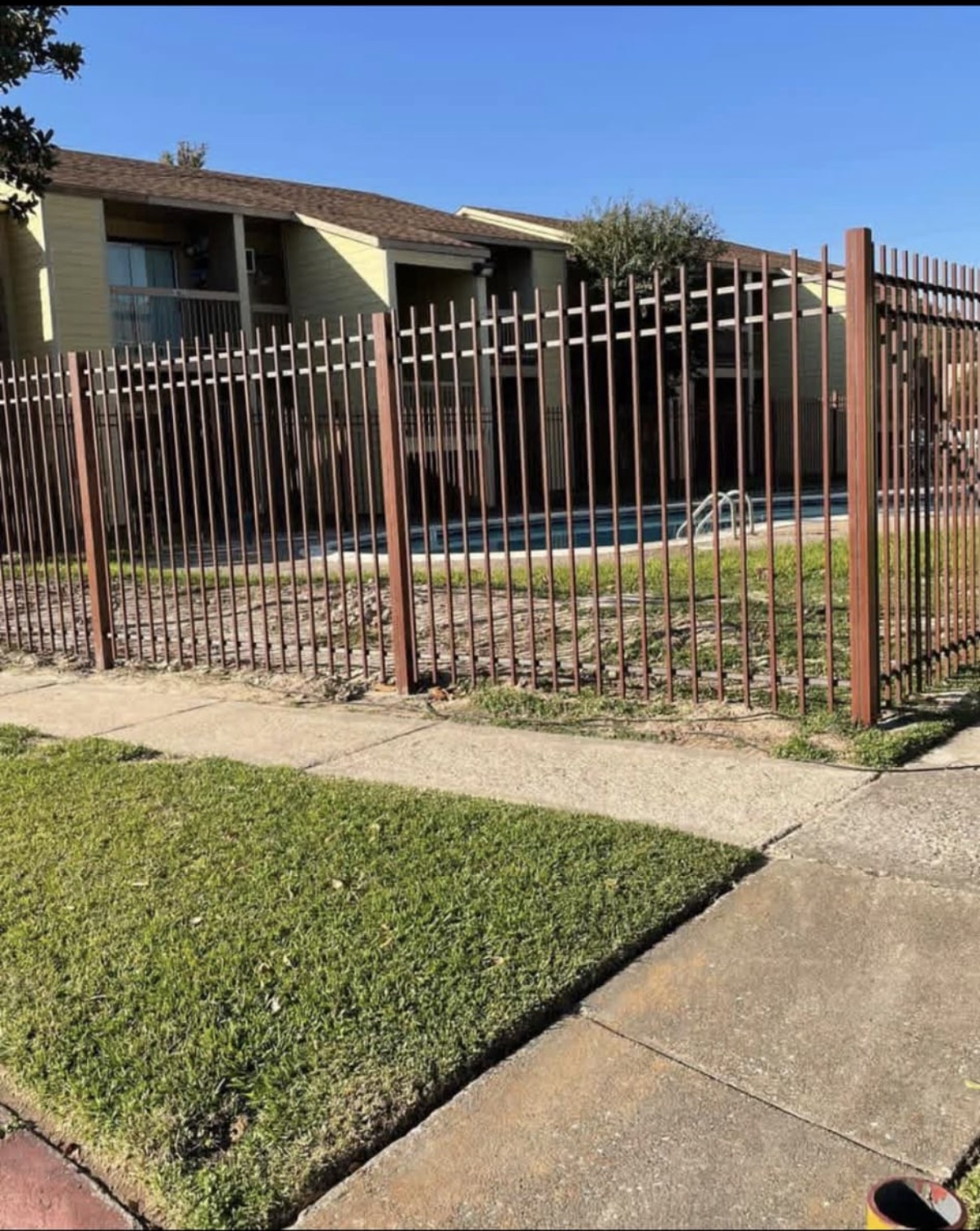 Pool Security Metal Fence