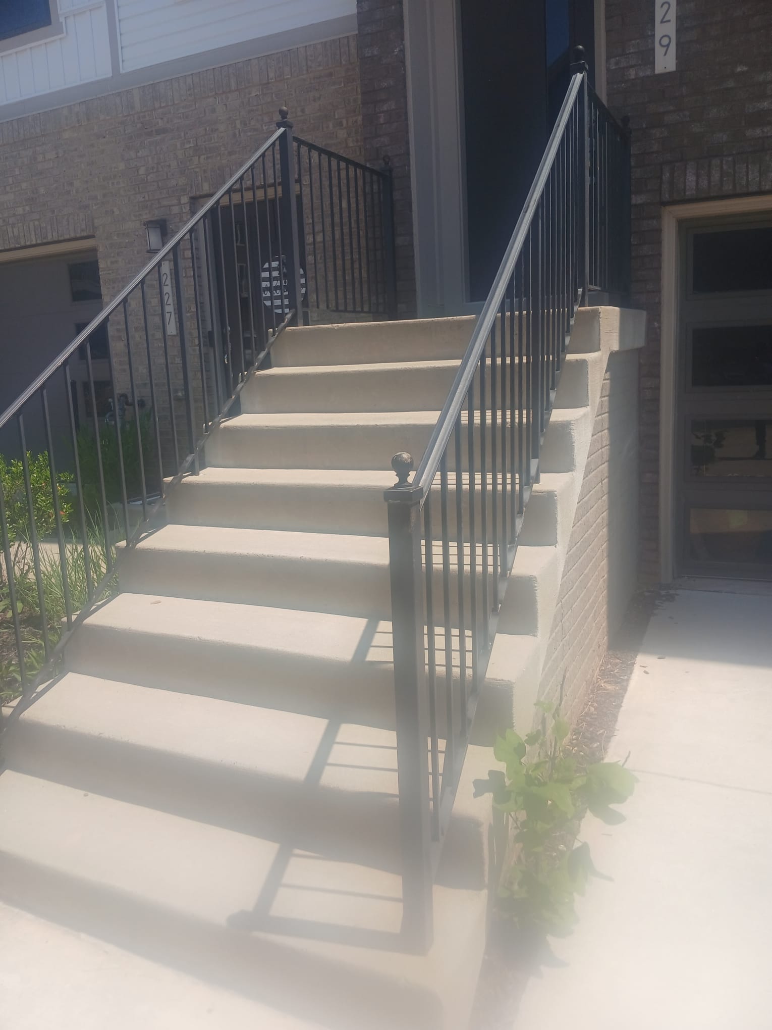 Apartment Entry Metal Railings