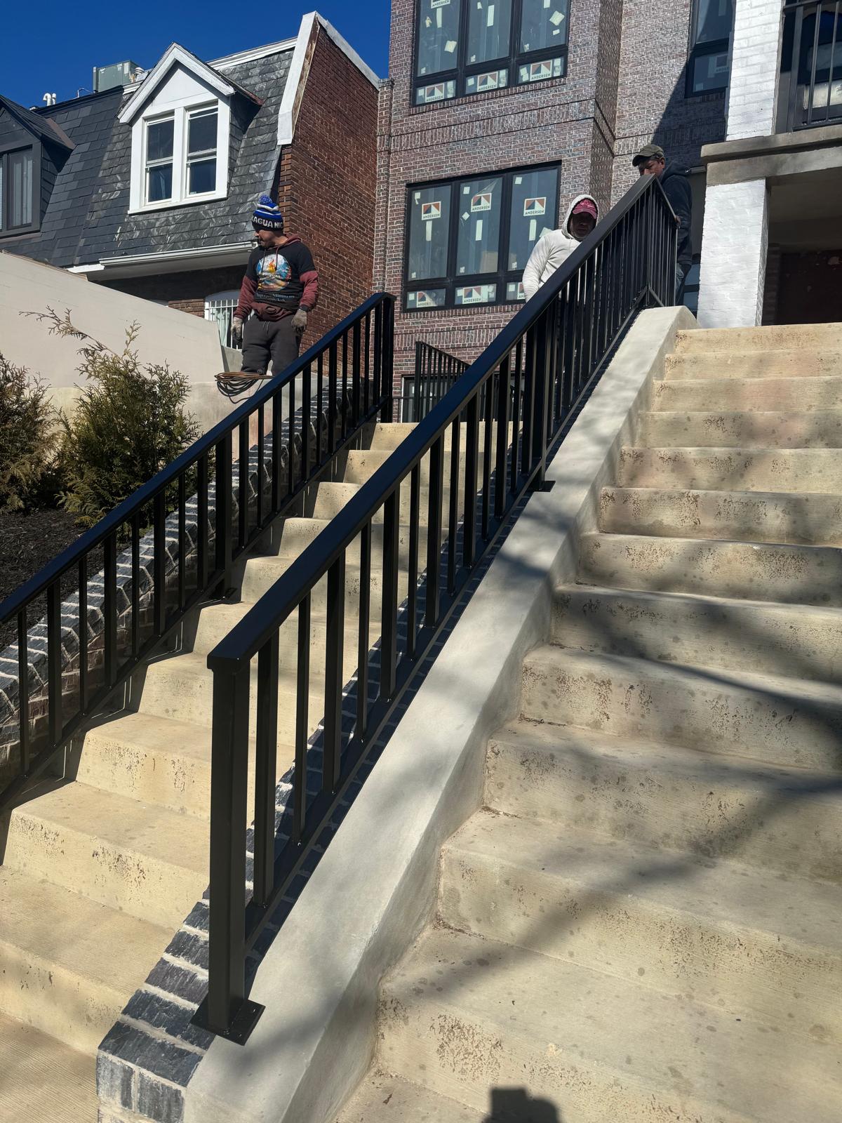 Exterior Metal Stair Railing