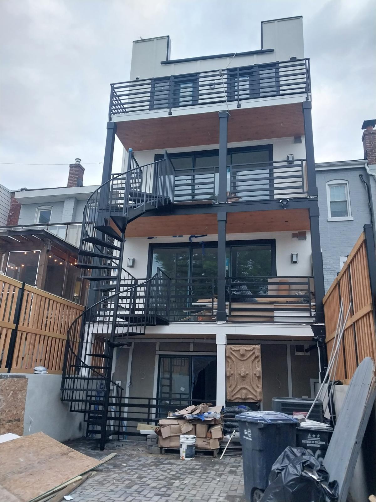 Interior Black Metal Stair Railing